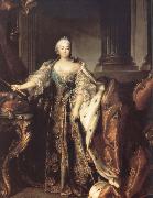 Portrait of Empress Elizabeth Petrovna Louis Tocque